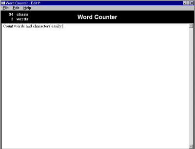 Word counter
